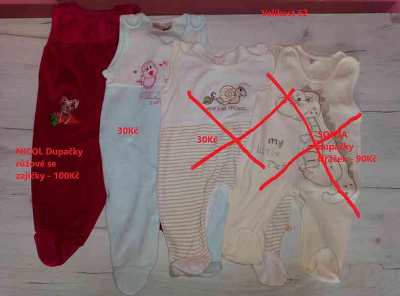 Oblečení pro miminko - velikost 62  - foto 6