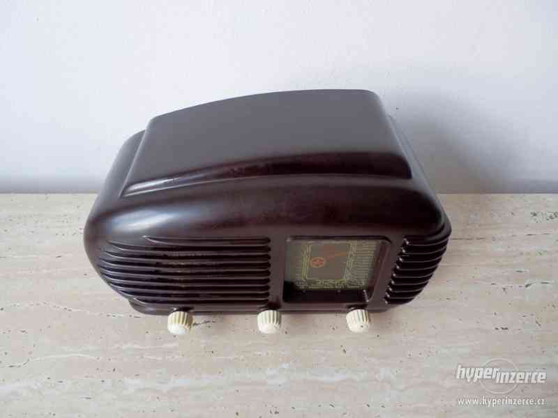 Tesla Talisman 308U, Art Deco starožitné rádio, plně funkční - foto 4