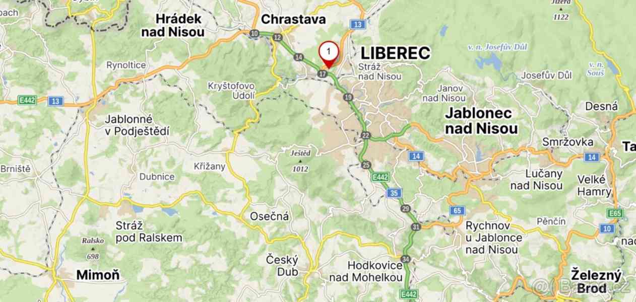 Prodej slunné zahrady s podsklepenou chatkou Stráž nad Nisou - foto 19