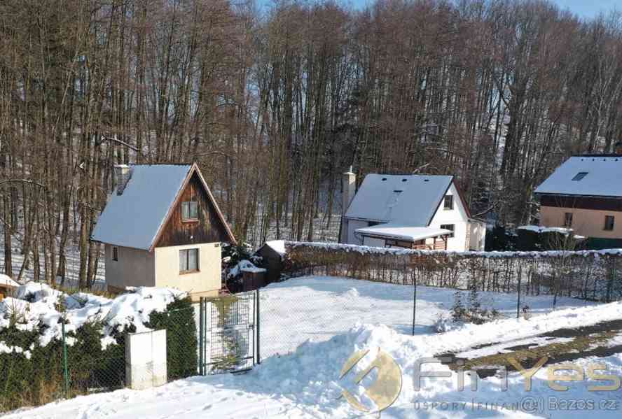 Prodej slunné zahrady s podsklepenou chatkou Stráž nad Nisou - foto 11