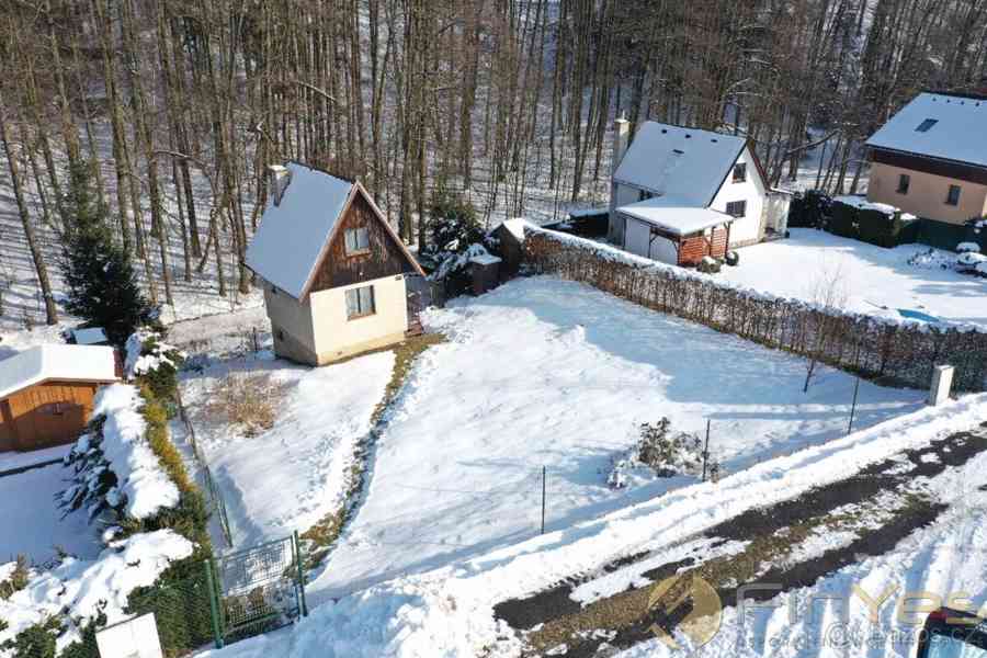 Prodej slunné zahrady s podsklepenou chatkou Stráž nad Nisou - foto 8