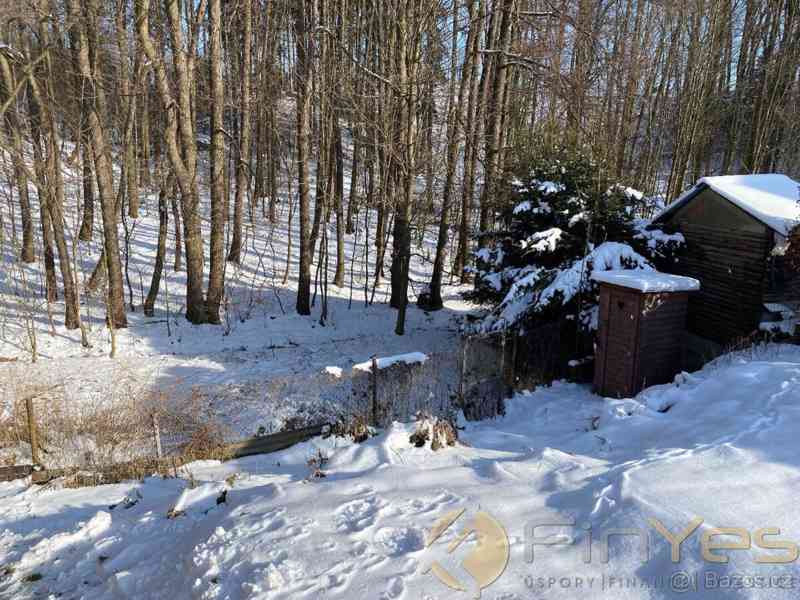 Prodej slunné zahrady s podsklepenou chatkou Stráž nad Nisou - foto 15