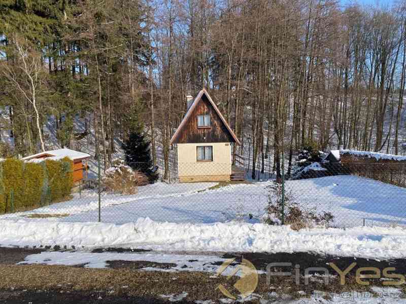 Prodej slunné zahrady s podsklepenou chatkou Stráž nad Nisou - foto 18