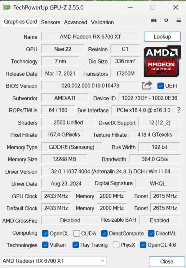 Herní PC RYZEN 7 5800X,RX 6700XT 12GB,32 GB RAM,1 TB SSD - foto 8