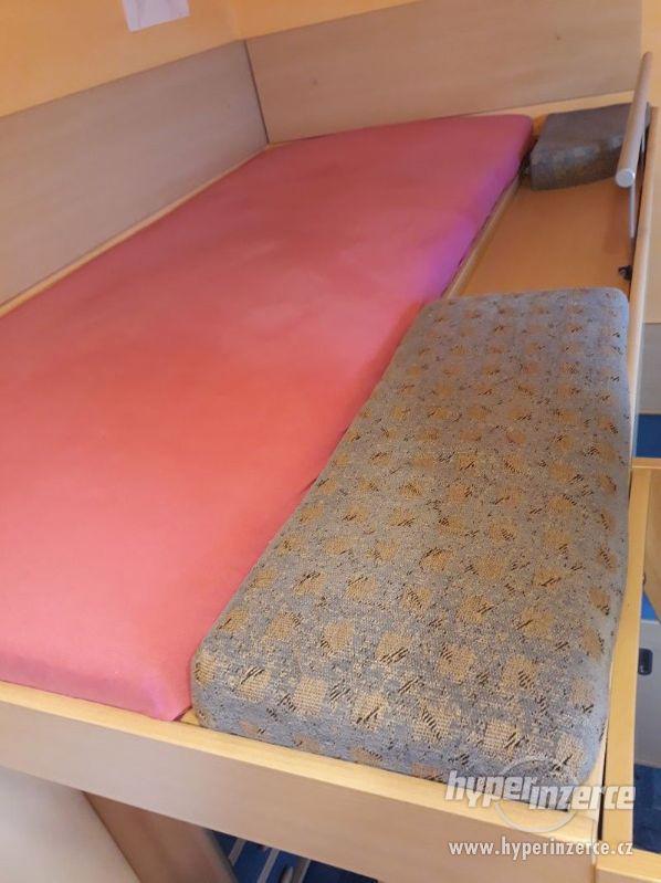 Prodám kvalitní patrové postele s ocelovým rámem - foto 10
