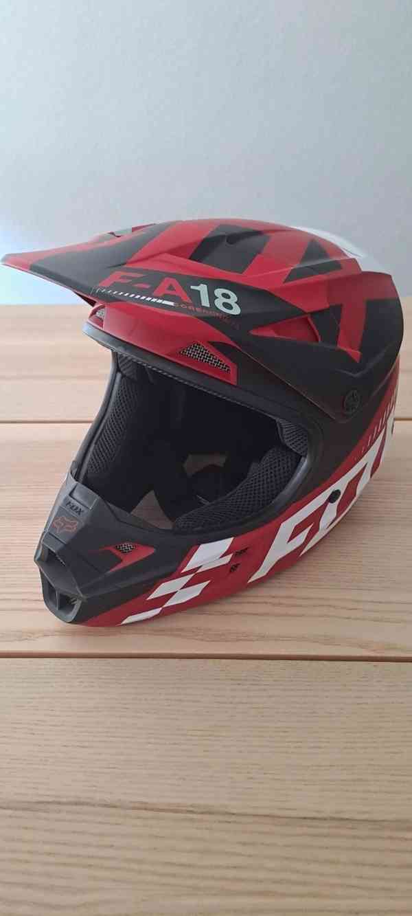 Motokrosová přilba FOX V1 Sayak + brýle - foto 2