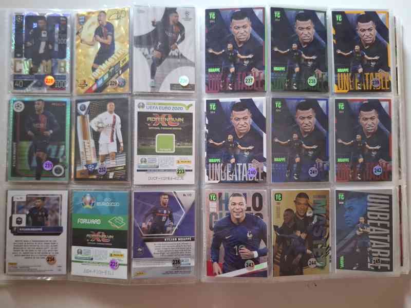 Kilian Mbappé fotbalové karty - foto 6