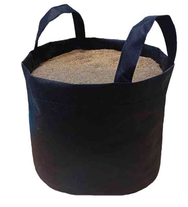 Moon River textilní květináč černý objem 24 l  - foto 2