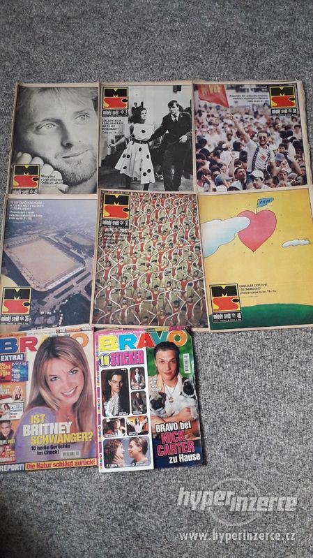 Prodám 6 výtisků MS z r.1985-88 a 2 c.hudebního BRAVA - foto 1