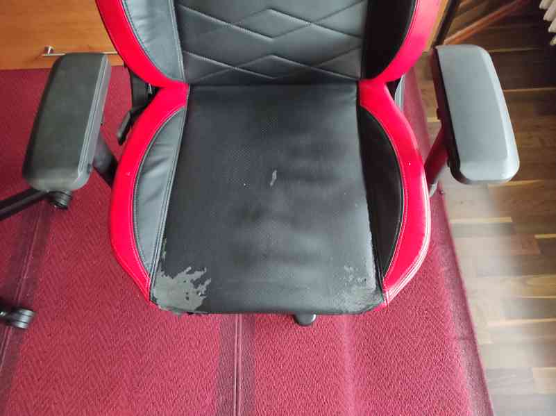 CZC.Gaming Bastion, herní židle, černá/červená - foto 2
