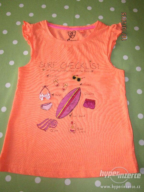 Prodám nové bavlněné oranžové tričko,zn. Palomino - foto 1