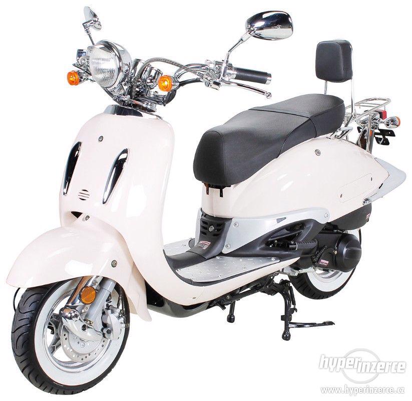Gepäckträger Gepäck Chrom Hinten China Retro Roller Z.B. Benzhou Znen – Roller Klinik