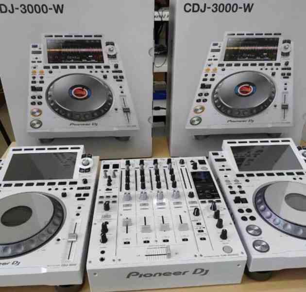 Nový DJ Set 2x Pioneer DJ CDJ-3000-W +1 DJM-900NXS2-W/DJM-A9 - foto 2