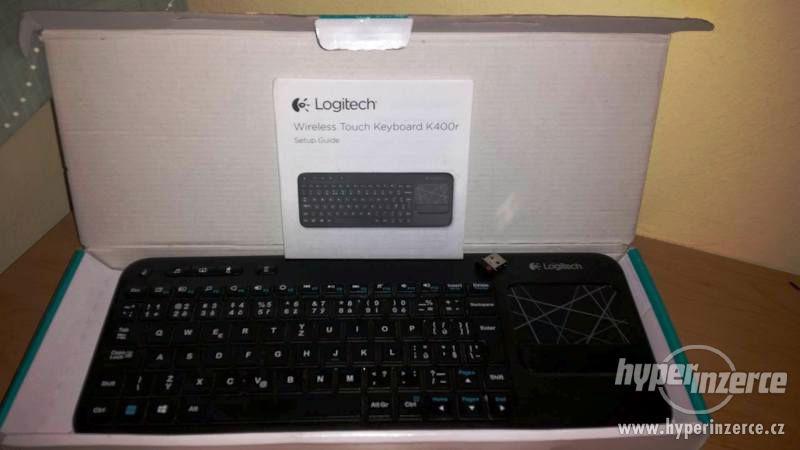 klávesnice Logitech Wireless Touch Keyboard K400r - foto 1