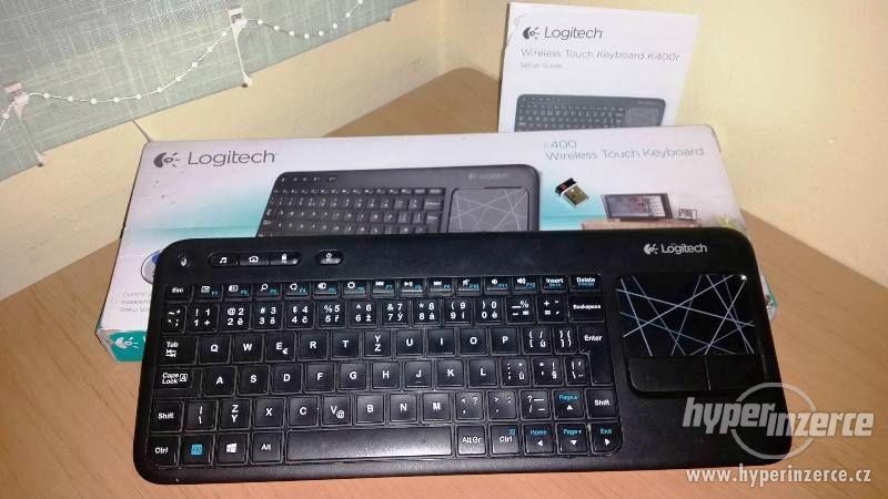 klávesnice Logitech Wireless Touch Keyboard K400r - foto 2
