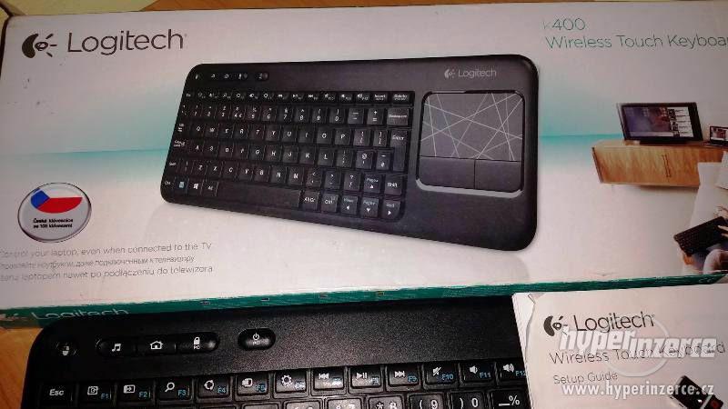 klávesnice Logitech Wireless Touch Keyboard K400r - foto 4