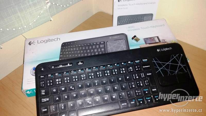 klávesnice Logitech Wireless Touch Keyboard K400r - foto 6