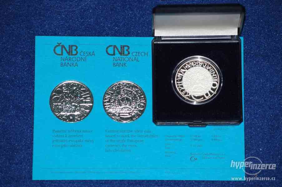 Pamětní stříbrné mince ČNB 200Kč 500Kč sada č.1 - foto 3