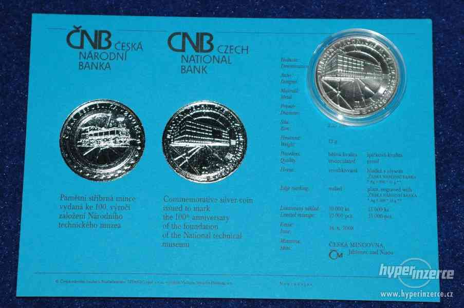 Pamětní stříbrné mince ČNB 200Kč 500Kč sada č.1 - foto 11