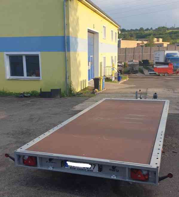 ZÁNOVNÍ 3.5t přívěs plato 3os na 2.7t/5m přepravník plaťák - foto 2
