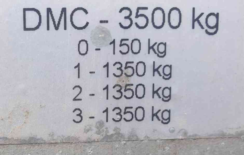 ZÁNOVNÍ 3.5t přívěs plato 3os na 2.7t/5m přepravník plaťák - foto 8