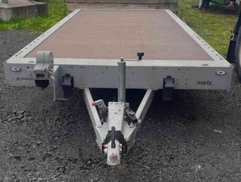 ZÁNOVNÍ 3.5t přívěs plato 3os na 2.7t/5m přepravník plaťák - foto 12