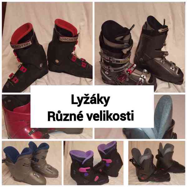 Lyžáky různých velikostí - foto 1