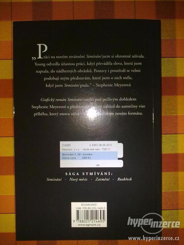 Prodám všechny knihy Twilight (Stmívání), komiks a film. pr. - foto 9