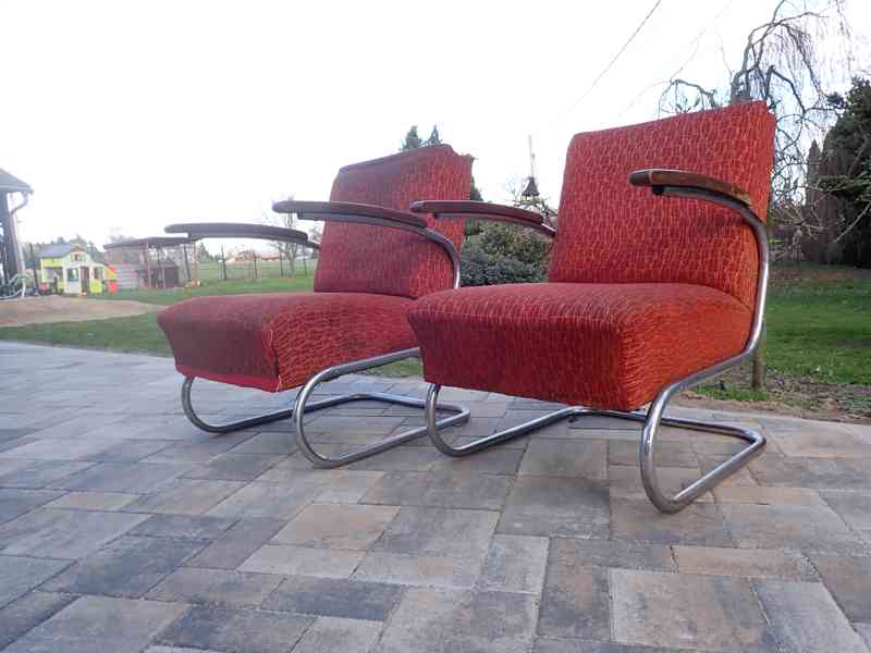 Funkcionalistický nábytek křesla Thonet S 411 - foto 2