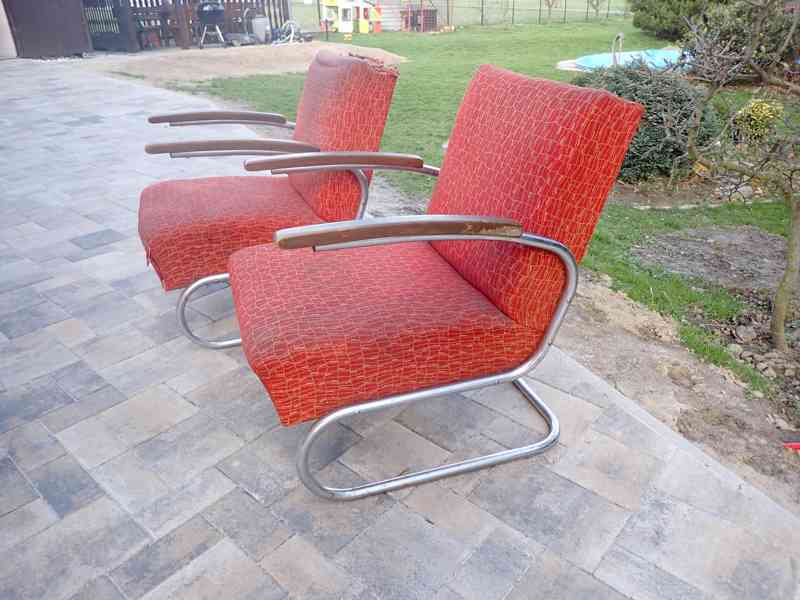 Funkcionalistický nábytek křesla Thonet S 411 - foto 3