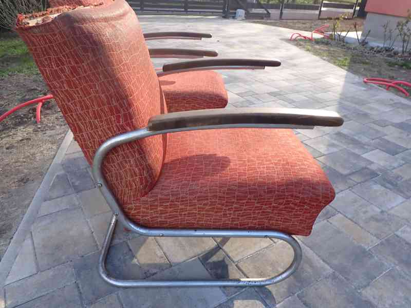 Funkcionalistický nábytek křesla Thonet S 411 - foto 5