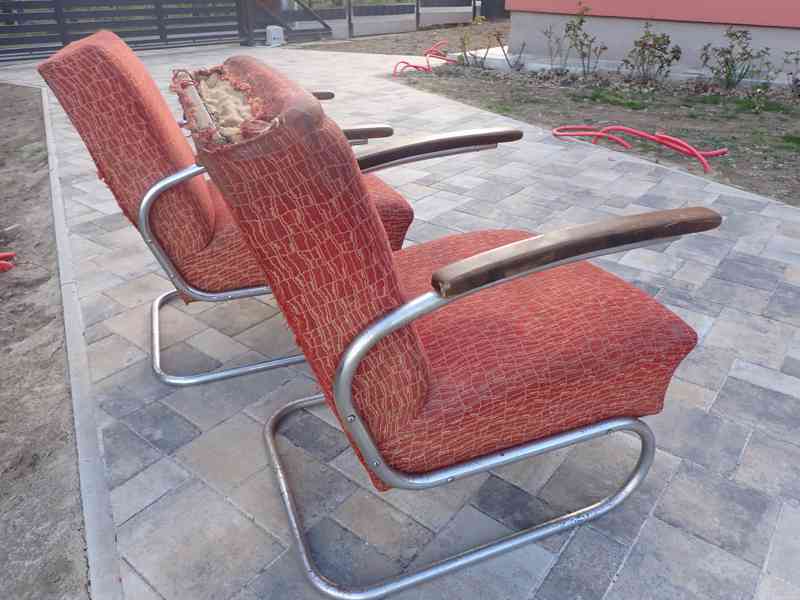 Funkcionalistický nábytek křesla Thonet S 411 - foto 4