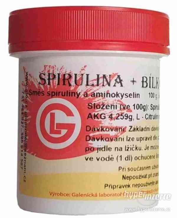 Spirulina + bílkovinná směs NO GLO. bazar Hyperinzerce.cz
