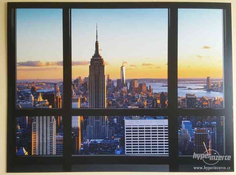 Plakát Window View Empire State Building - SLEVA