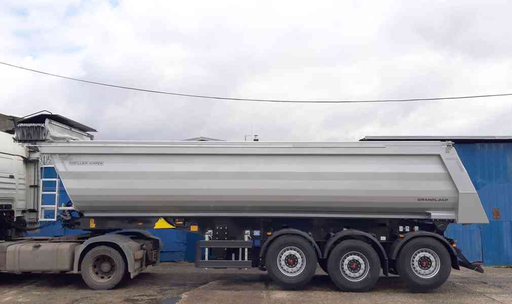 Sklápěcí návěs MEILLER 29 m3 za 6x4 * el.plachta 2x ZVEDAČKA - foto 11