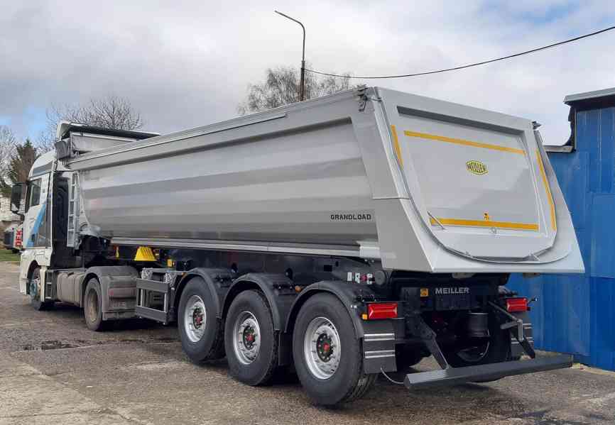 Sklápěcí návěs MEILLER 29 m3 za 6x4 * el.plachta 2x ZVEDAČKA - foto 12