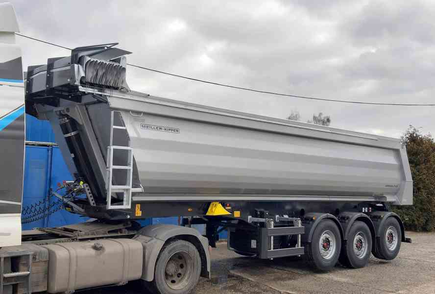 Sklápěcí návěs MEILLER 29 m3 za 6x4 * el.plachta 2x ZVEDAČKA - foto 10