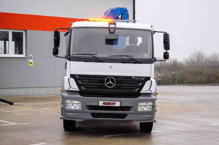 MERCEDES AXOR 1824 HÁKOVÝ NOSIČ KONTEJNERŮ + HYDR. RUKA EU4 - foto 2