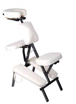 Masážní židle - klekačka bílá, modrá, černá - foto 1