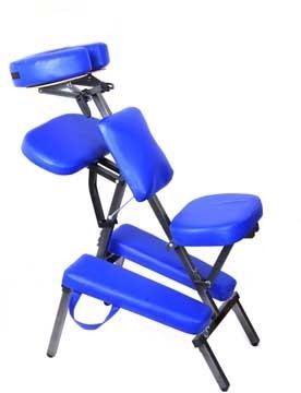 Masážní židle - klekačka bílá, modrá, černá - foto 2