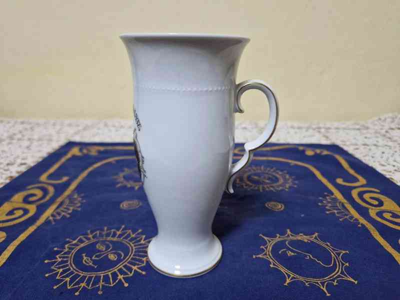 Vojenský  lázeňský Pohárek Hrnek Karlovy Vary Karlsbad 1916 - foto 3