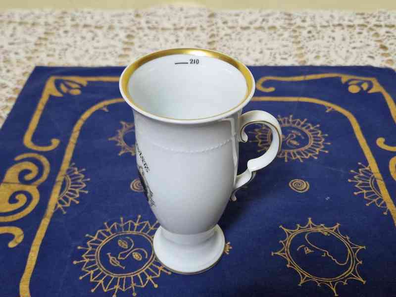 Vojenský  lázeňský Pohárek Hrnek Karlovy Vary Karlsbad 1916 - foto 4