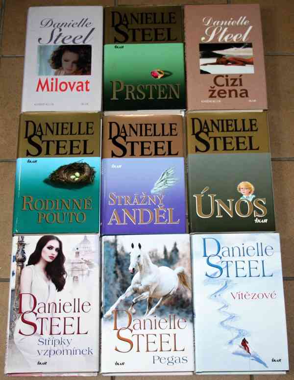 9x Danielle STEEL - prodej sbírky, LEVNĚ!!!