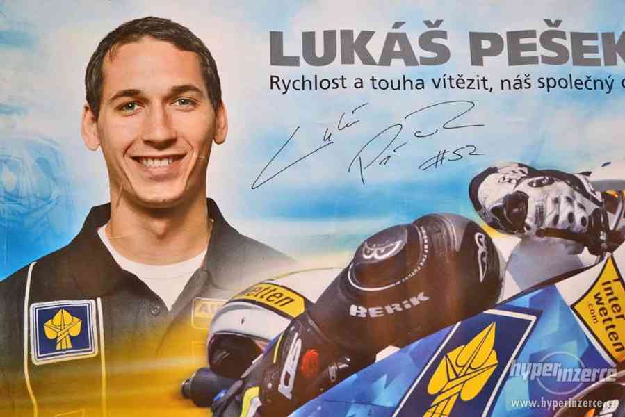 Podeps. plakaty Rossi, Biaggi, Pešek, Bayliss + kalendáře GP - foto 9