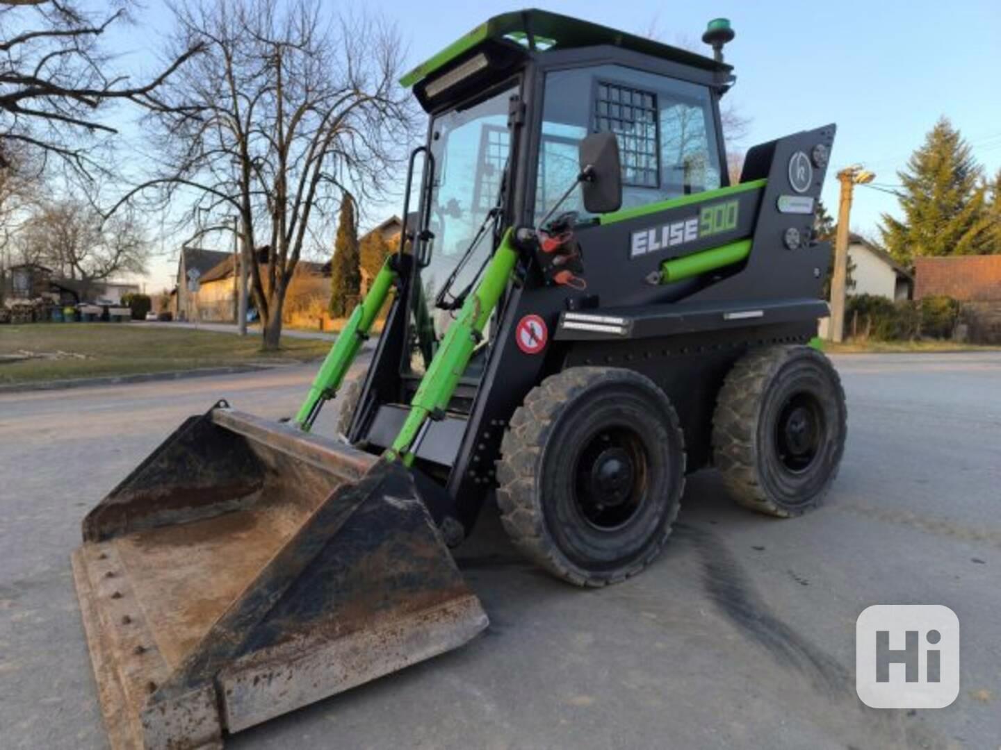 zánovní! 5t ele smykový nakladač Kovaco Elise 900 +vidle - foto 1