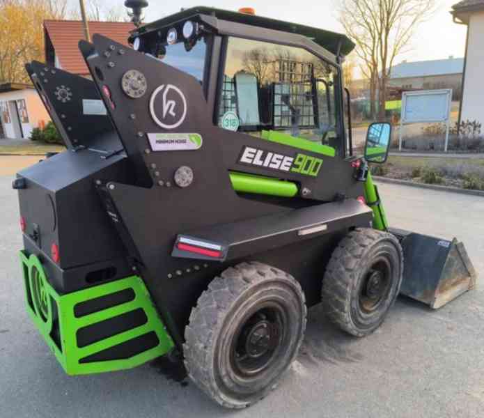 zánovní! 5t ele smykový nakladač Kovaco Elise 900 +vidle - foto 3