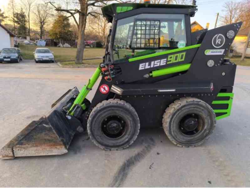 zánovní! 5t ele smykový nakladač Kovaco Elise 900 +vidle - foto 2