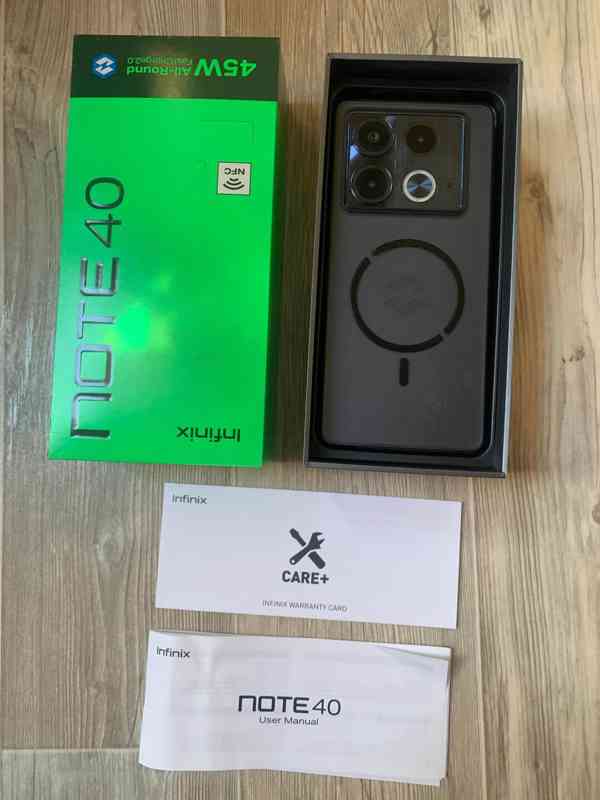 Infinix Note 40 8 GB / 256 GB - černý - foto 2