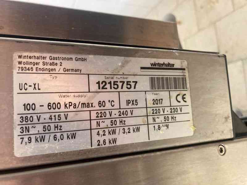 MYČKA NA NÁDOBÍ a podnosy Winterhalter UC-XL - foto 2