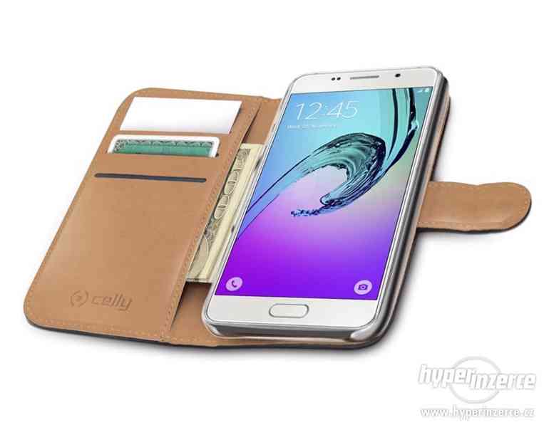 Samsung Galaxy A7 2016 CELLY Wally Flip pouzdro z PU kůže - foto 3